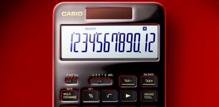 Casio abarttı: Dizüstü bilgisayar fiyatına hesap makinesi