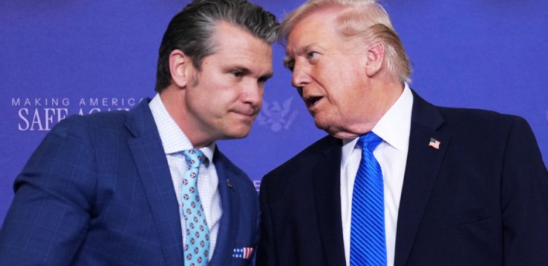 Trump, Hegseth’i övdü: “İran için sesi ilk yükselten sendin”